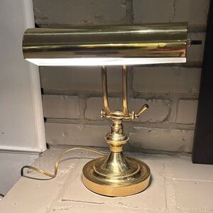 VTG‎ Brass Piano/Bankers Desk Lamp